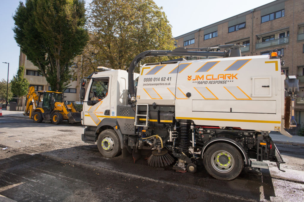 Sweeper hire london and home counties JM CLARK LIMITED